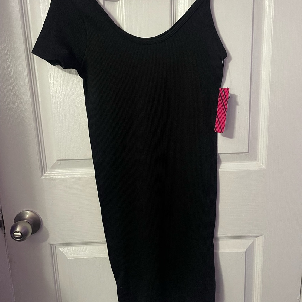 Elegant Black Off-Shoulder Dress